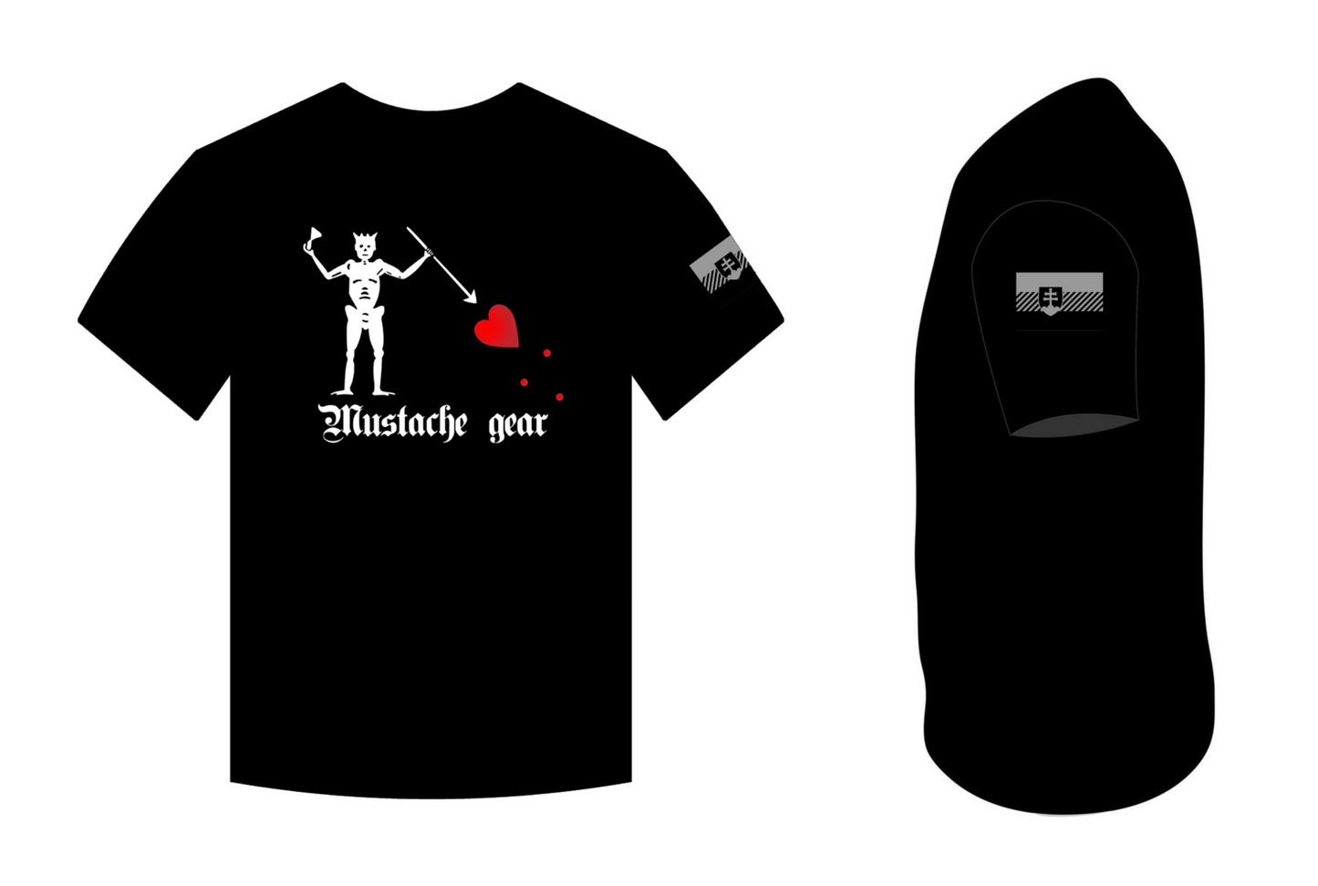 Mustache Gear BLACKBEARD T-shirt